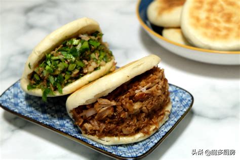   パンジン風肉夹馍：ジューシーな肉と香ばしい小麦粉のハーモニーが奏でる、至高の一品！